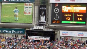 Canada beating Argentina
